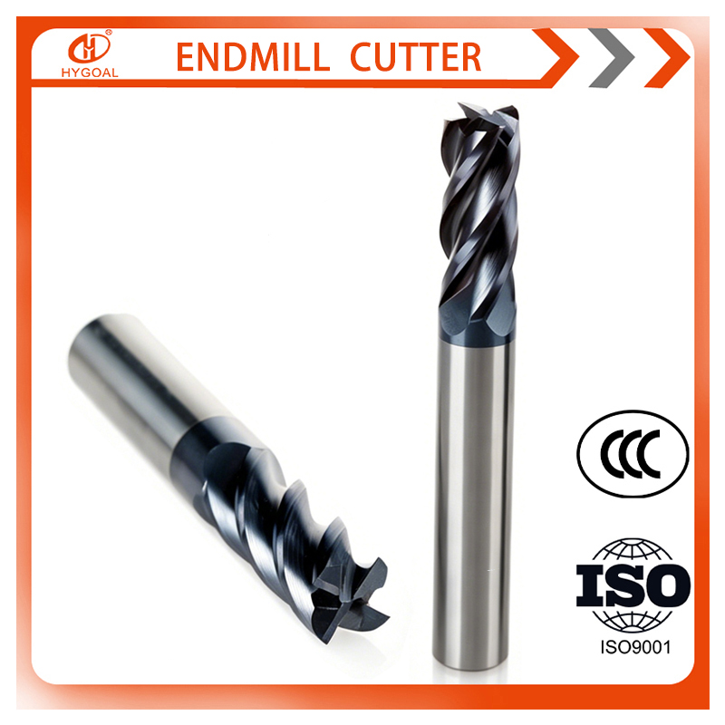 End Mill - HYGOAL Carbide End Mill 4 Flute