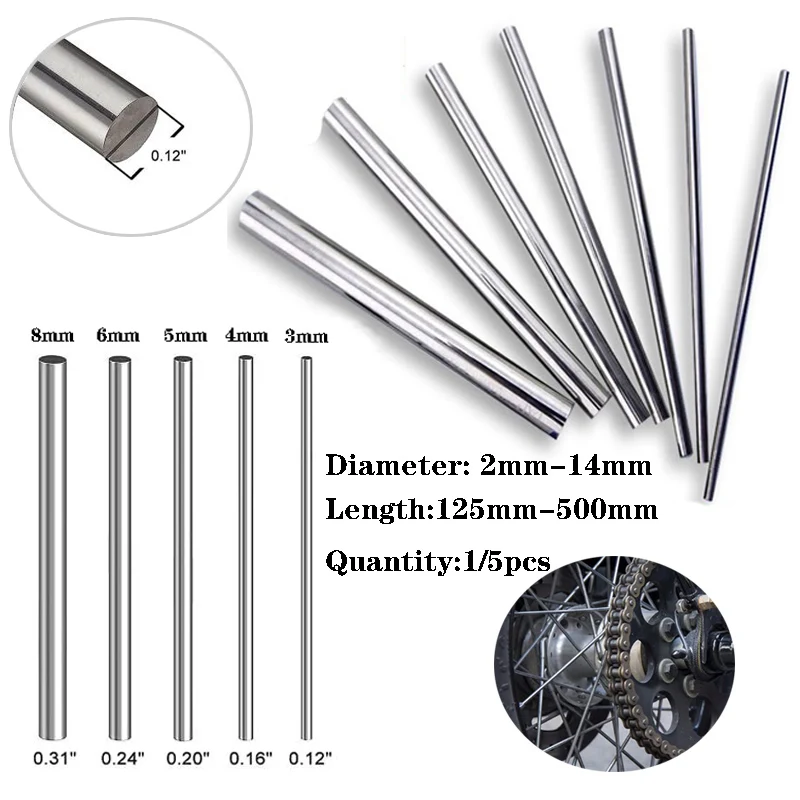 Linear Rod 8Mm - 1~5pcs Stainlesss Steel Rod 2mm 2.5mm