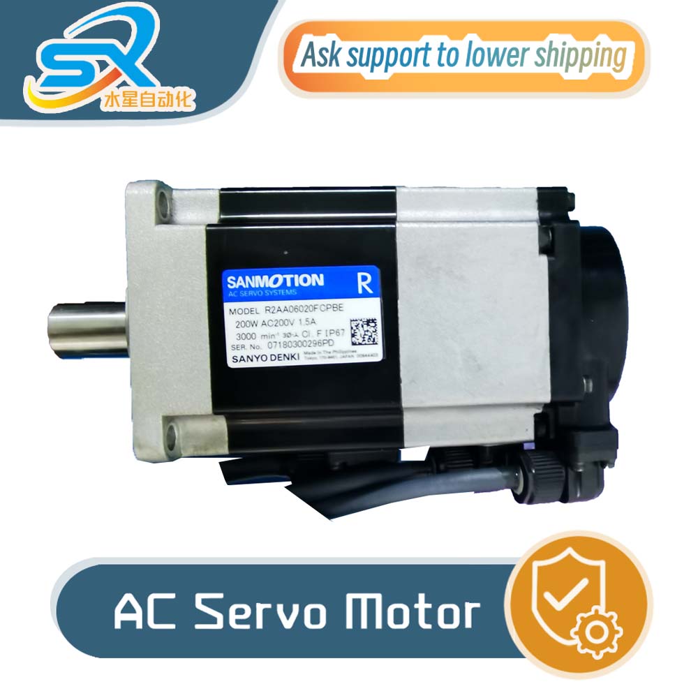 Servo Motor - Sanyo AC Servo Motor, Running in
