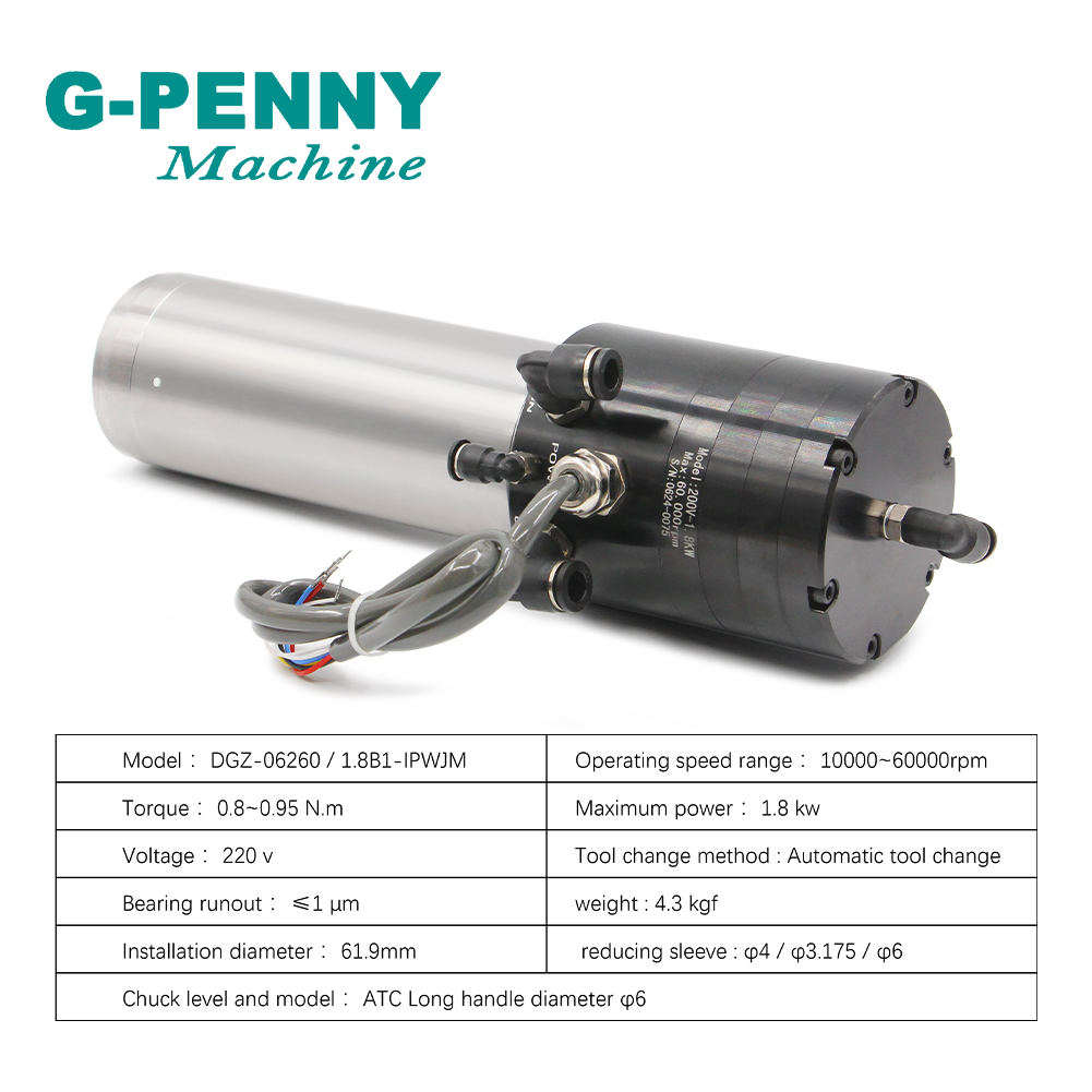 Water Cooled Spindle 1.8kw 220 - Water Cooled Spindle ulasan dan harga