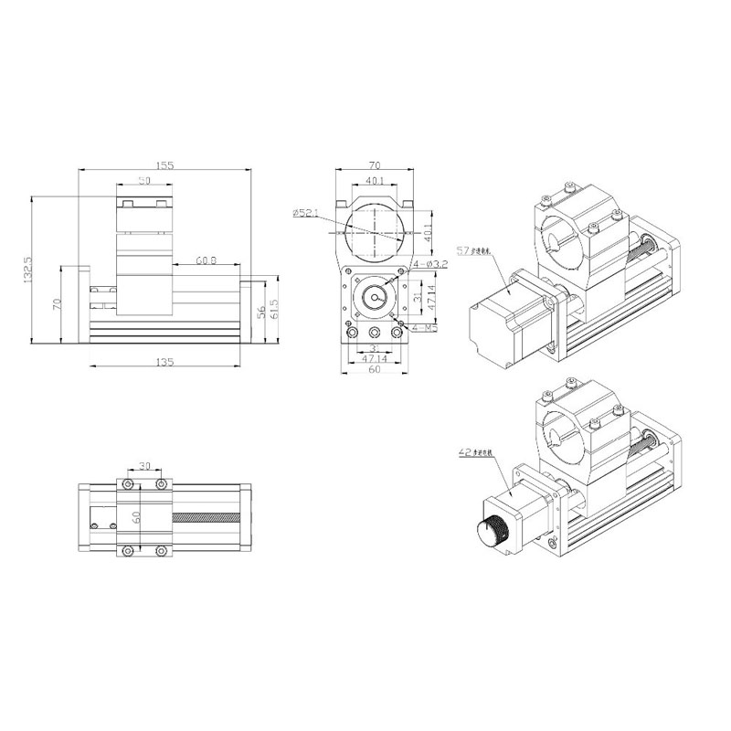 CNC 3018 Z-Axis Module 52mm Sp - 3018 Aluminium Cnc ulasan dan harga