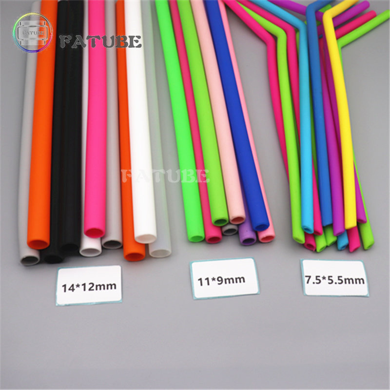 10PCS Fatube Silicone Straw Cu - Coupling 8Mm ulasan dan harga