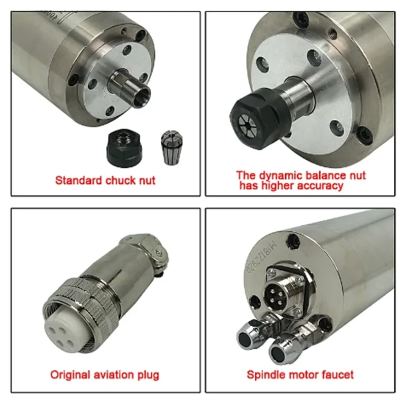 65X158-800W-ER11-220V CNC Wate - Water Cooled Spindle ulasan dan harga