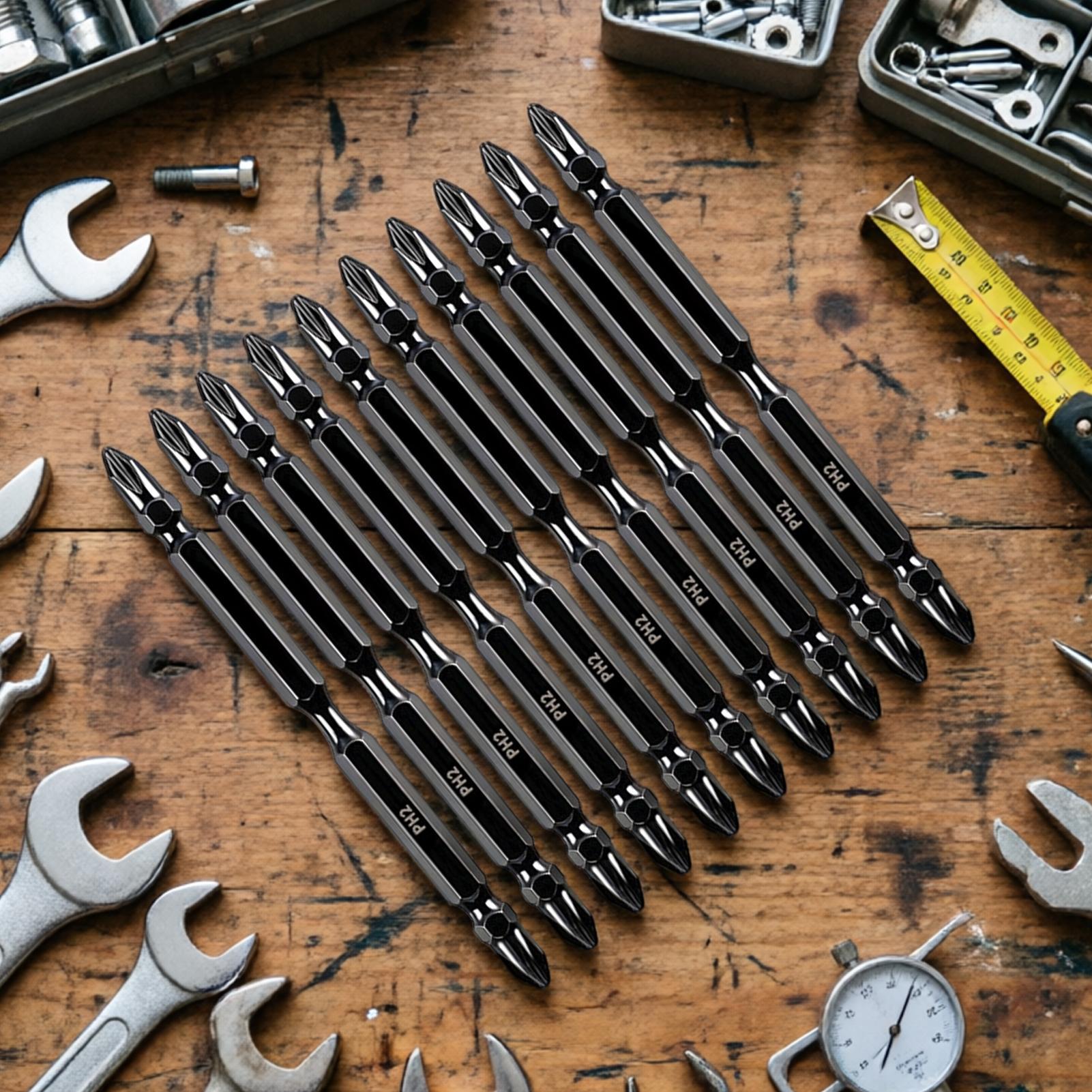 Magnetic Drill Bits Double-End - End Mill Set ulasan dan harga