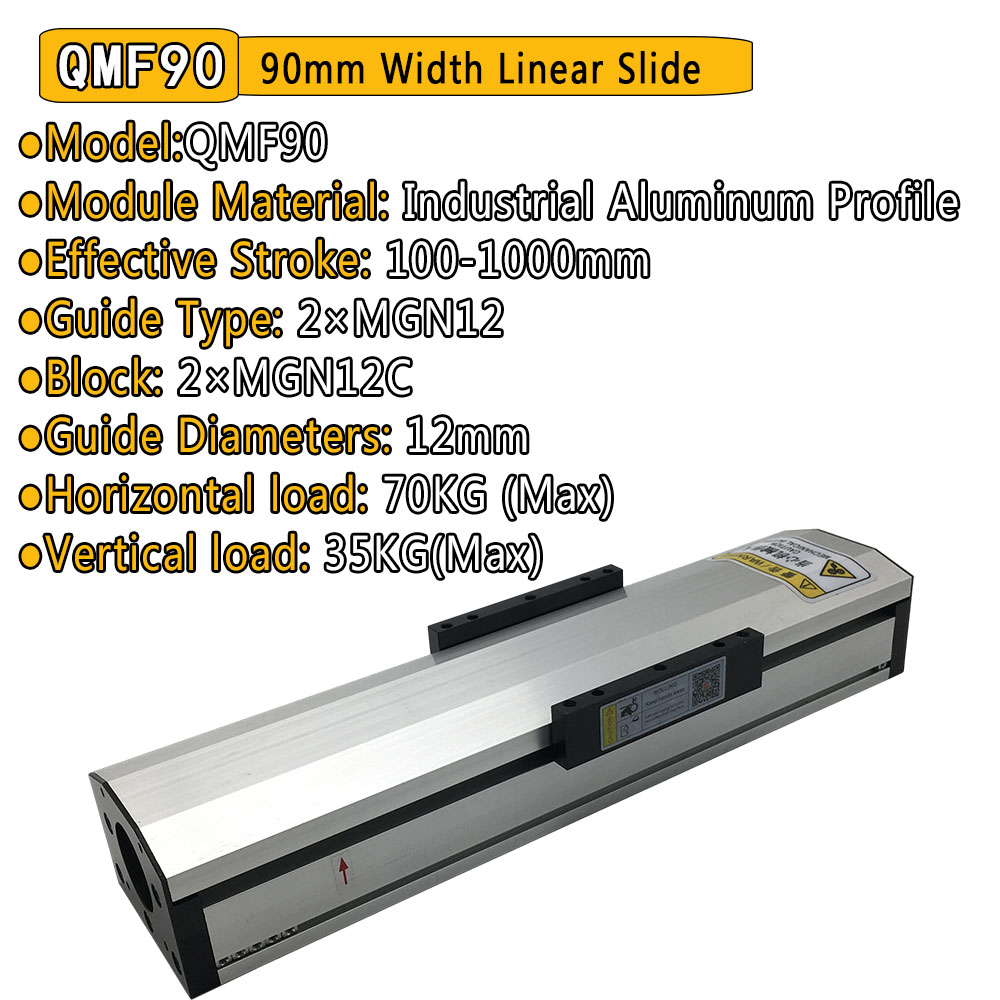 Fully Enclosed Linear Rail Gui - Nema23 Stepper ulasan dan harga
