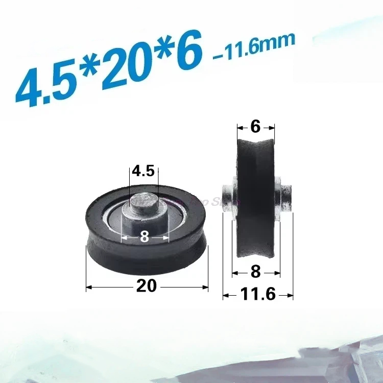 5PC POM Polyoxymethylene Plast - V Slot Wheel ulasan dan harga