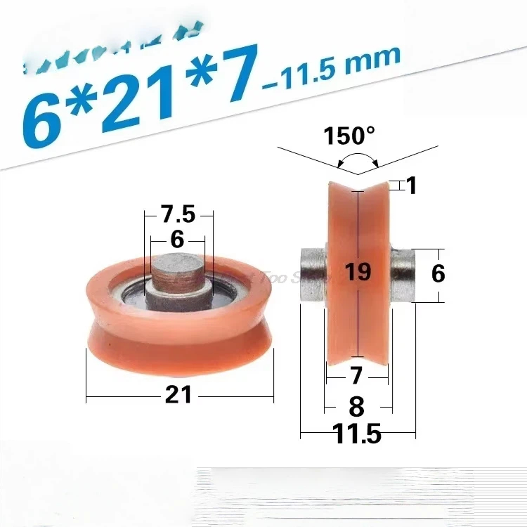 5PC POM Polyoxymethylene Plast - V Slot Wheel ulasan dan harga