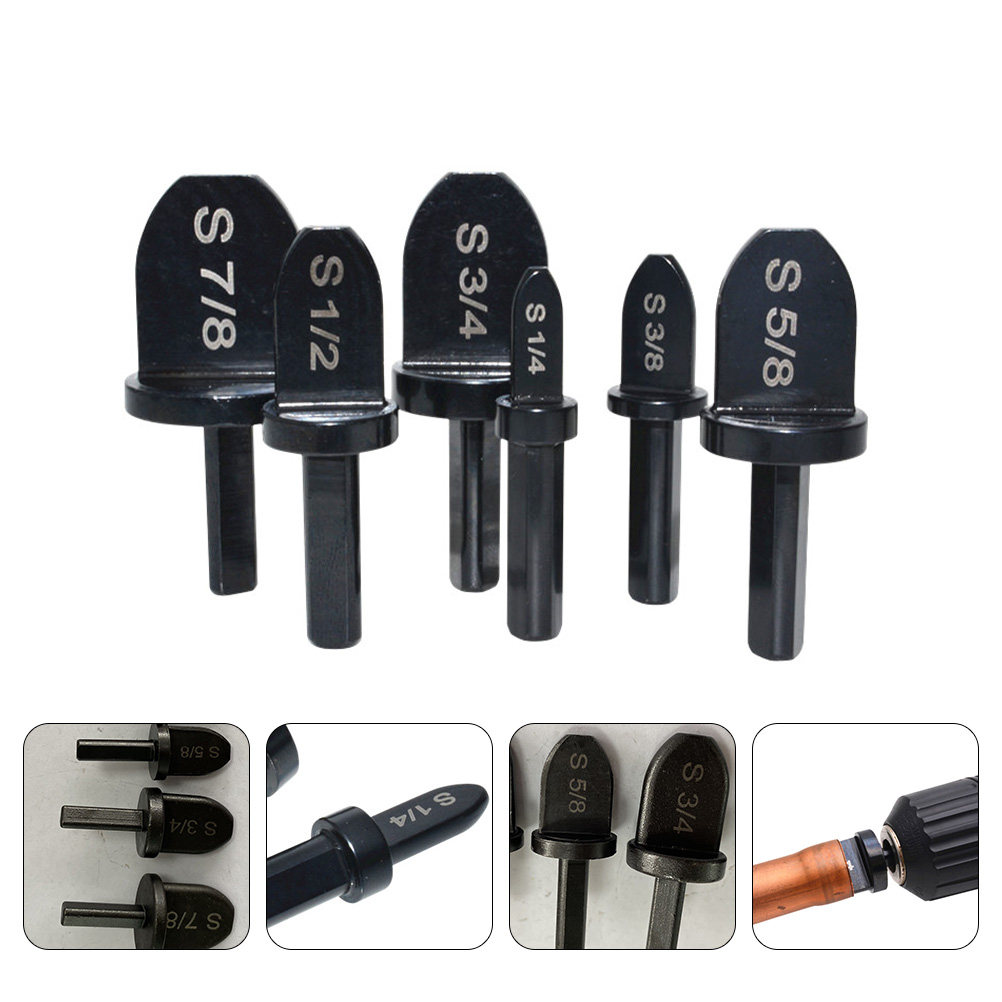 6Pcs Copper Pipe Swaging Drill - Drill Bit Set ulasan dan harga