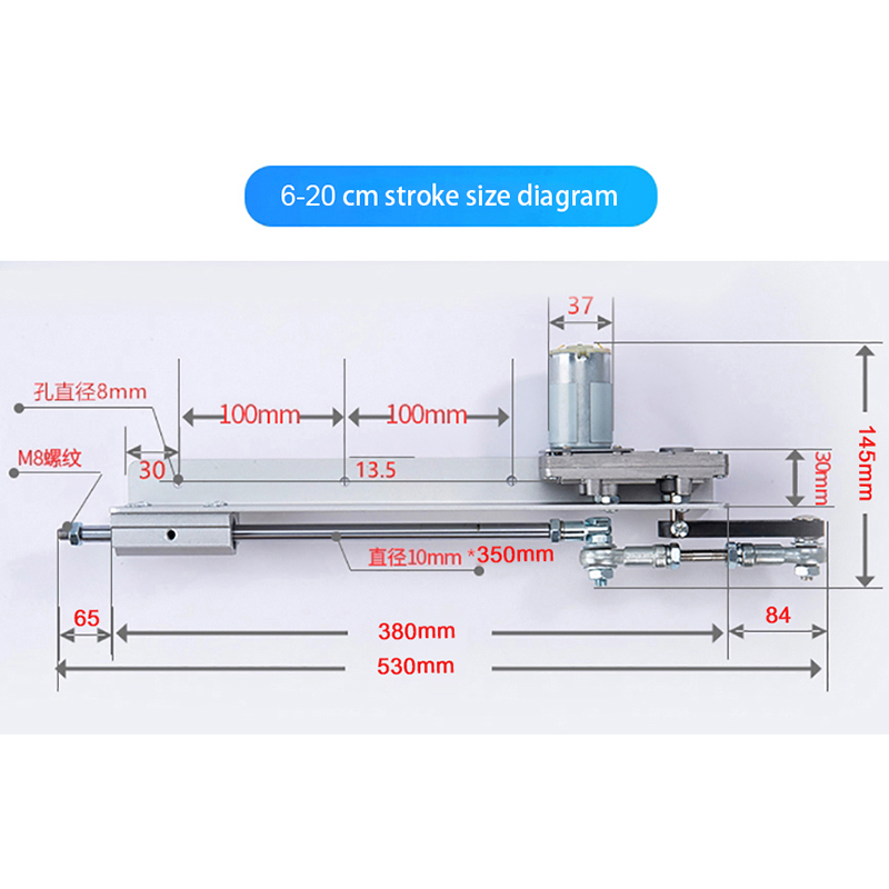 Remote Control Big Stroke Adju - Linear Rail ulasan dan harga