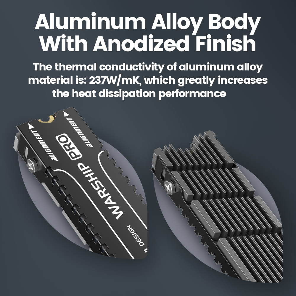 JEYI Cooler II 2280 SSD Heatsi - Aluminium Extrusion ulasan dan harga