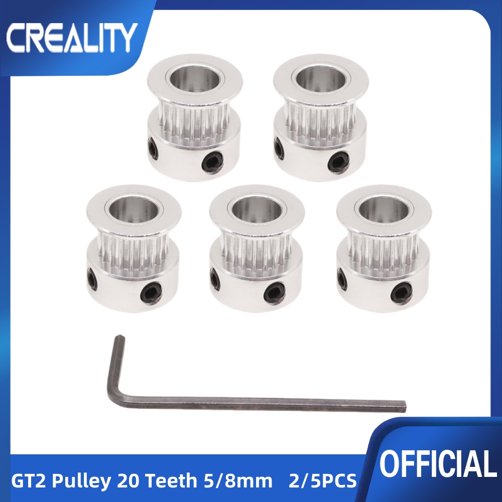2/5 PCS GT2 Pulley 20 Teeth 5m - Gt2 Belt ulasan dan harga