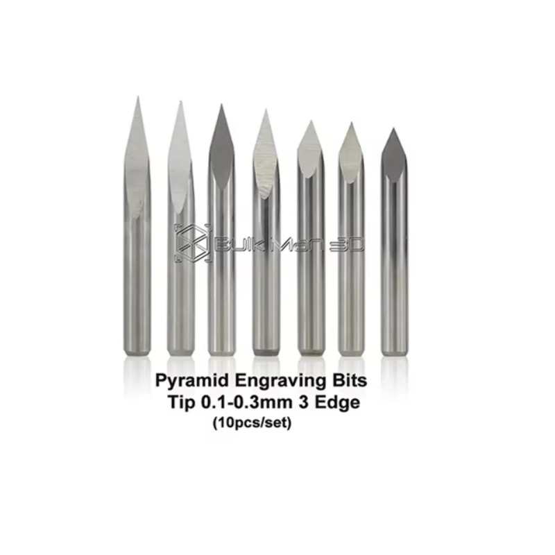 10pcs/set 3 Edge l Engraving B - Cnc Bits ulasan dan harga