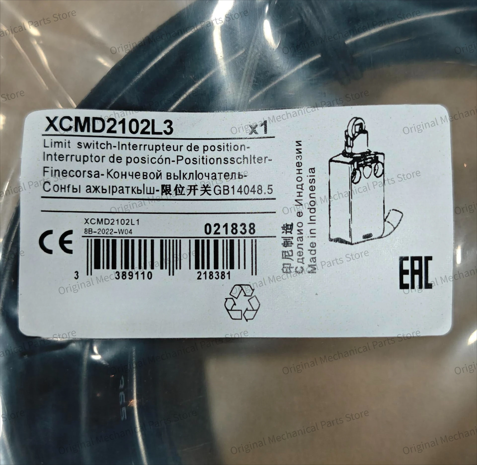 Brand New    1Pcs XCMD2102L3 L - Limit Switch ulasan dan harga