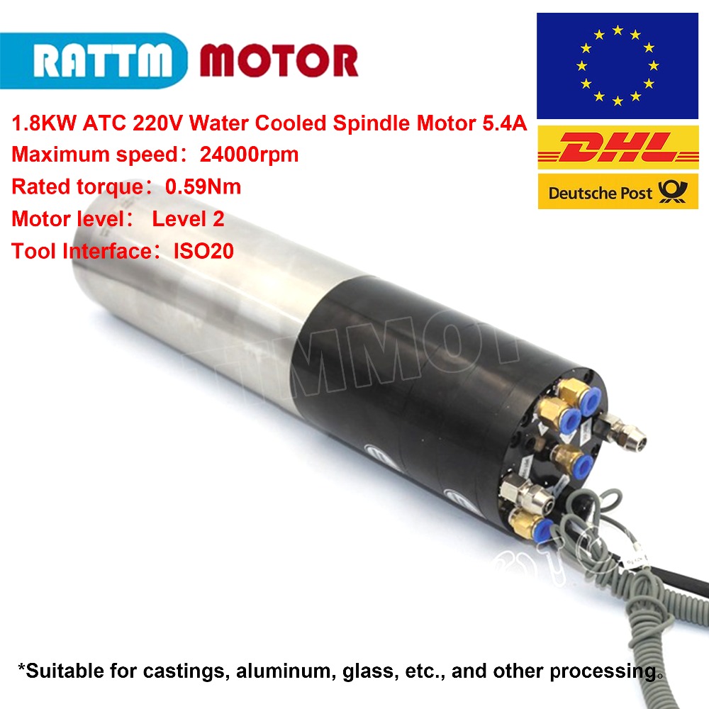 1.8KW 2.2KW ISO20 water cooled - Water Cooled Spindle ulasan dan harga