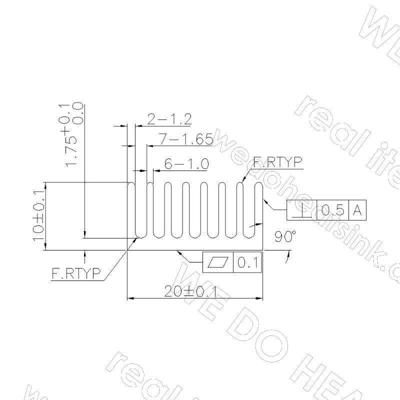 20x20x10mm Silver Square Therm - Aluminium Extrusion ulasan dan harga