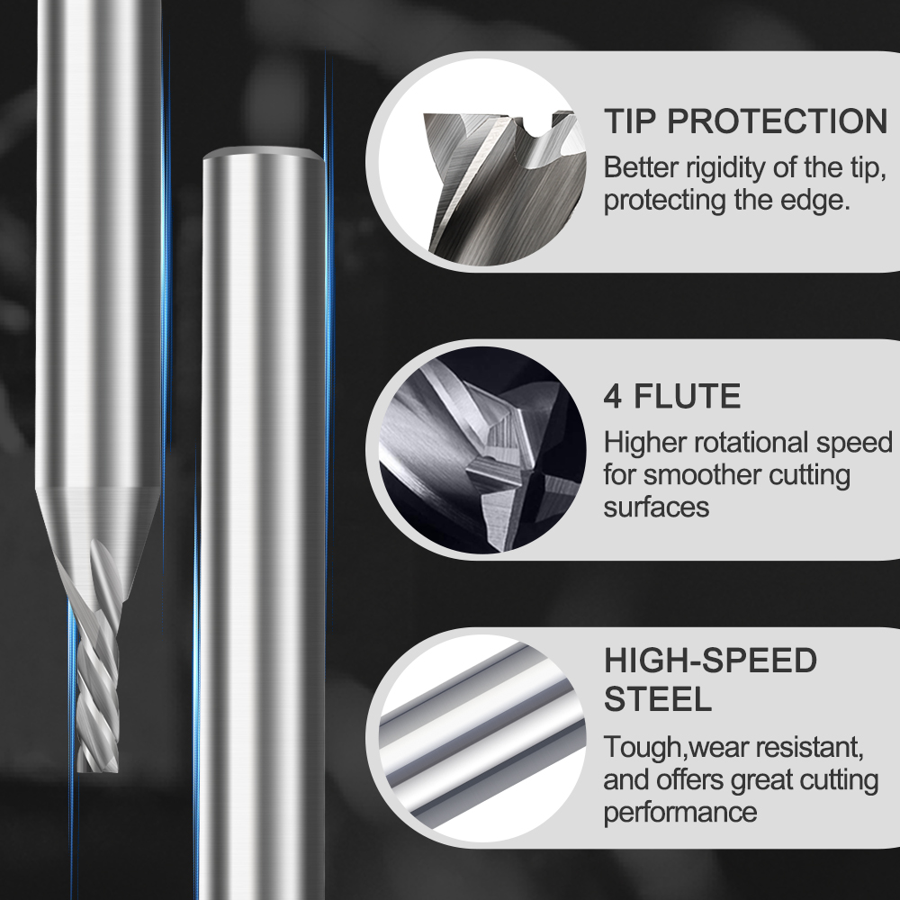 1pc Diameter Frez 2mm Endmill  - End Mill Set ulasan dan harga