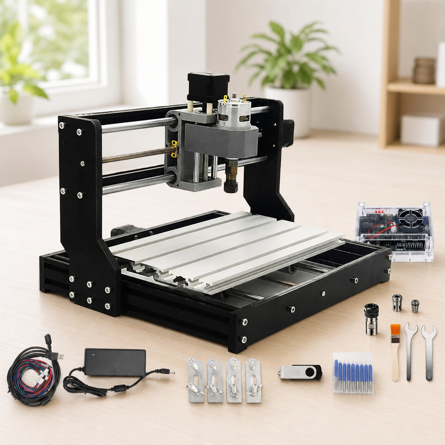 3 Axis 3018-PRO CNC Router Min - 3018 Cnc ulasan dan harga