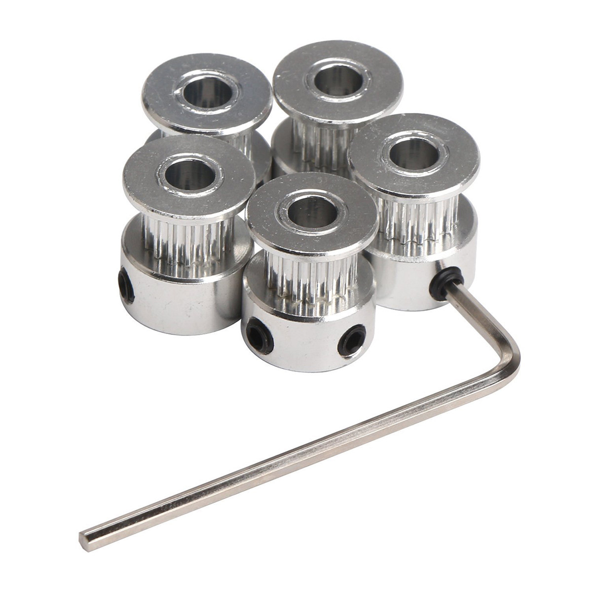 5Pcs Aluminum Gt2 Pulleys 20 T - Gt2 Belt ulasan dan harga
