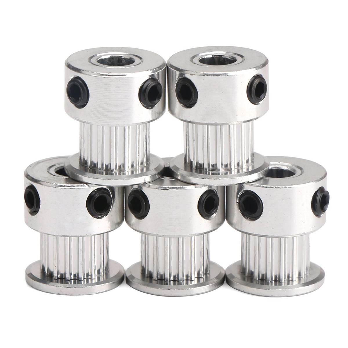 5Pcs Aluminum Gt2 Pulleys 20 T - Gt2 Belt ulasan dan harga