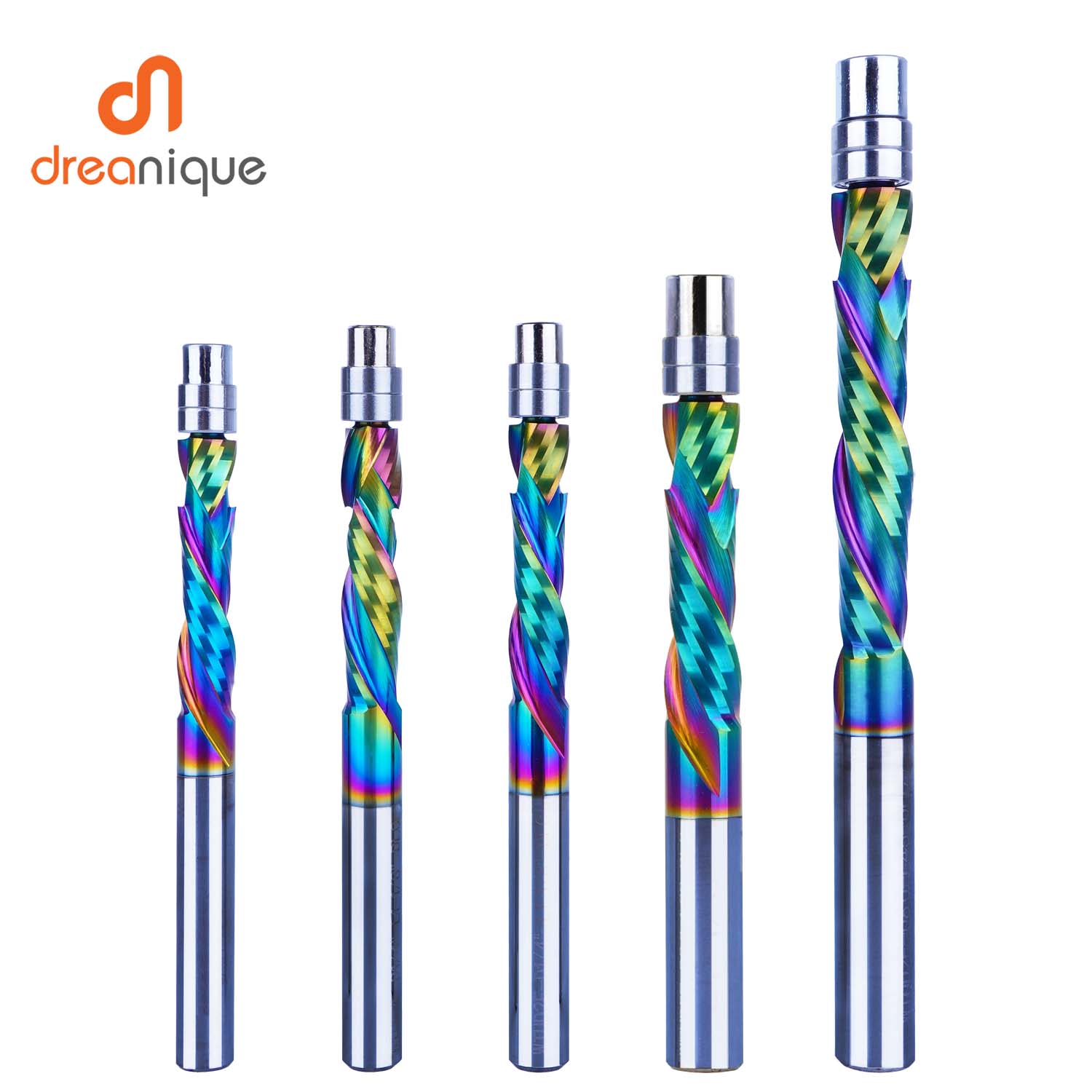 Dreanique 1pc DLC Coating Soli - End Mill Set ulasan dan harga