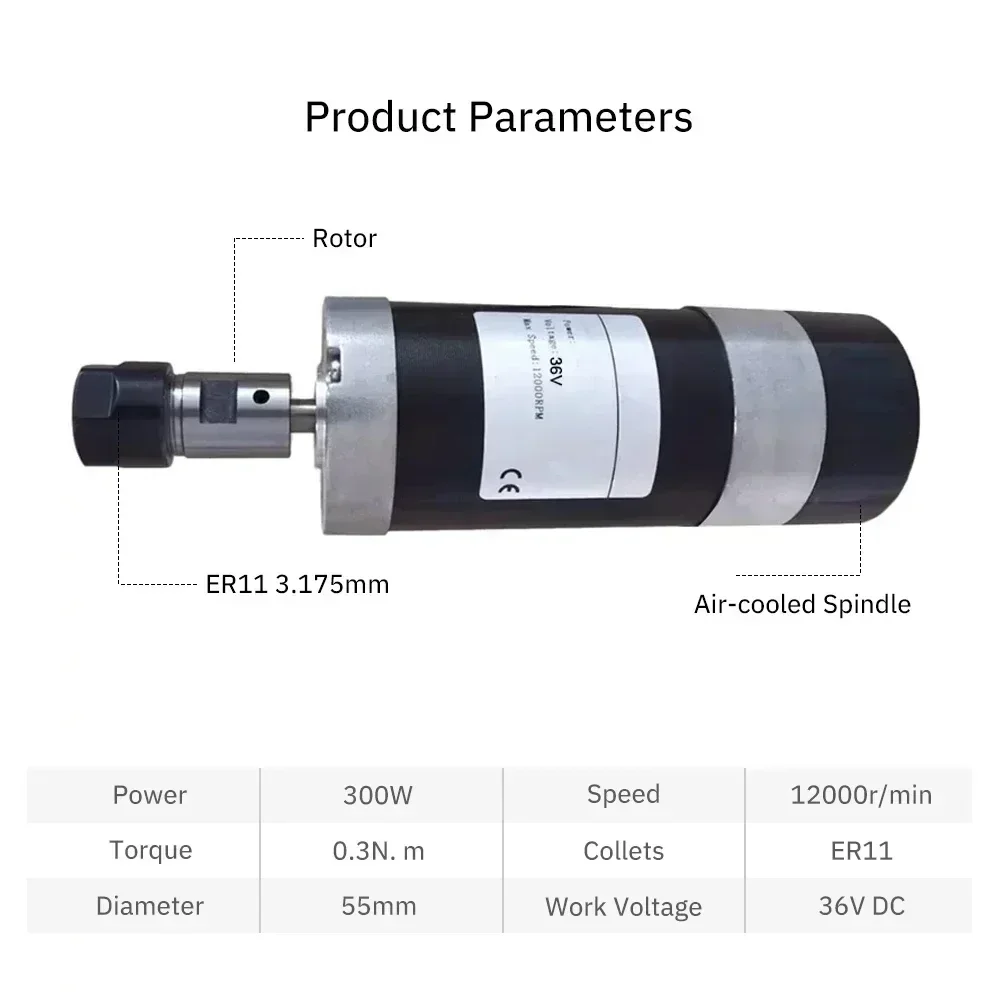 BLDC Brushless Spindle Motor 4 - Water Cooled Spindle ulasan dan harga