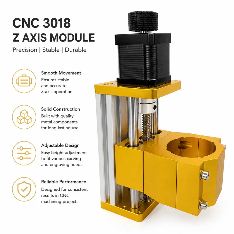 CNC 3018 Plus Z Axis Module Al - 3018 Aluminium Cnc ulasan dan harga