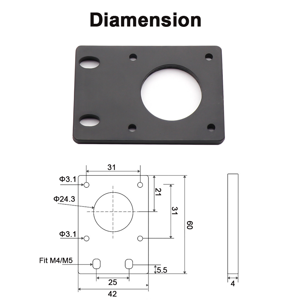NEMA 17 Stepper Motor Bracket, - Nema 17 Stepper ulasan dan harga