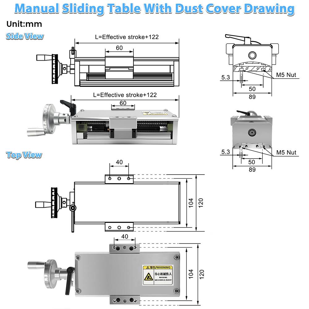 Enclosed Module Linear Rail Gu - Ball Screw ulasan dan harga