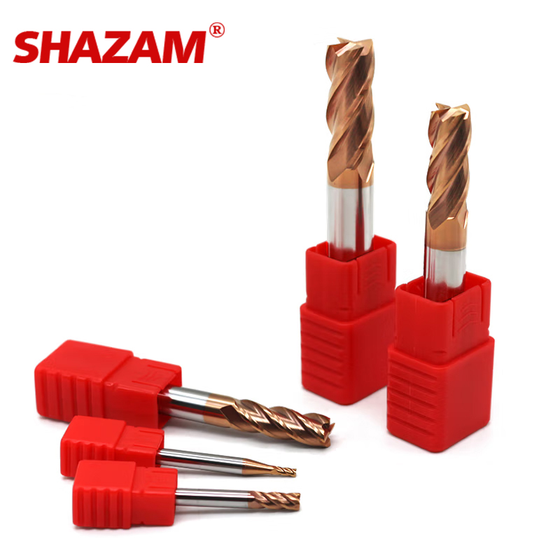 SHAZAM HRC55 4-Flute Flat End  - End Mill Set ulasan dan harga