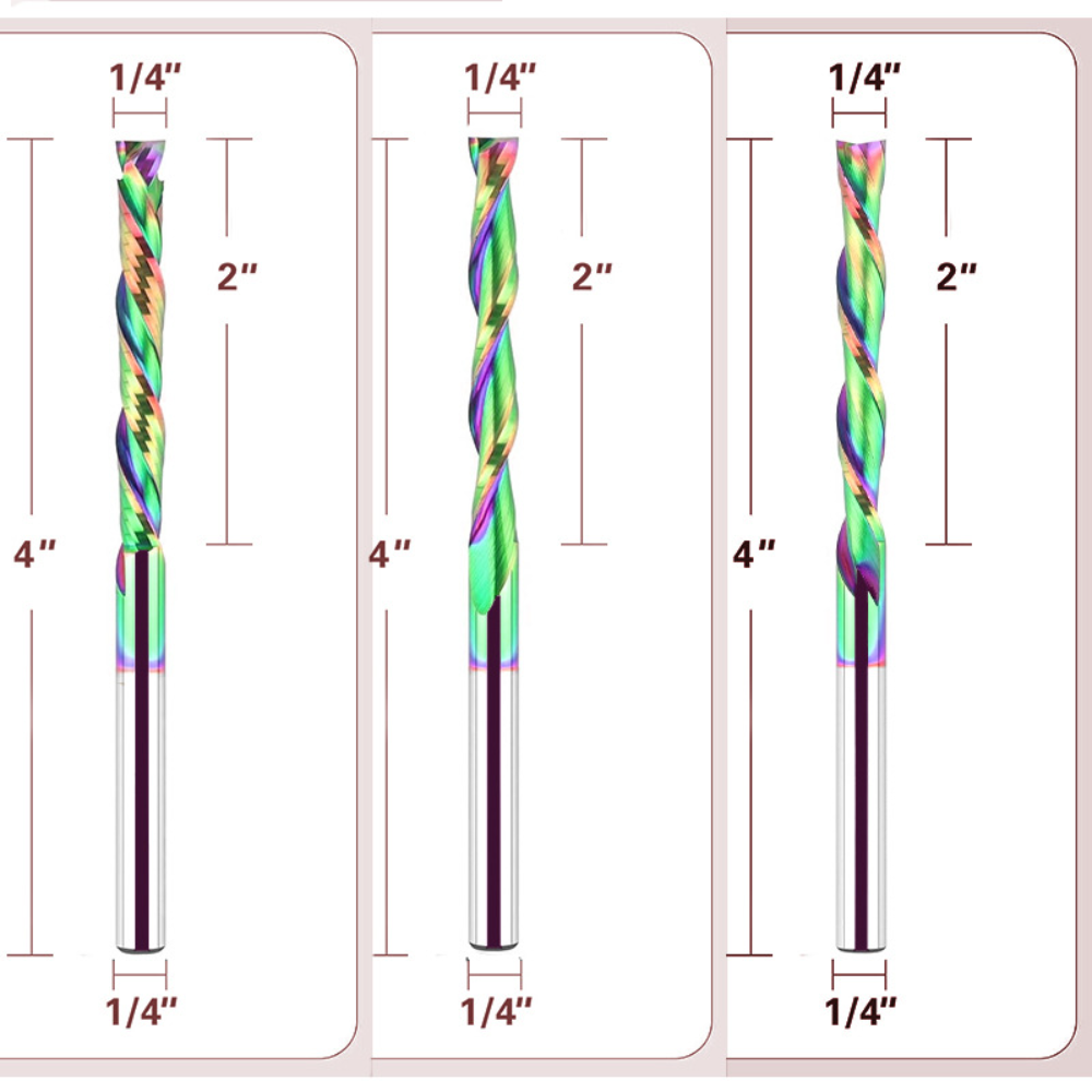 Spiral Compression Router Bit  - End Mill ulasan dan harga