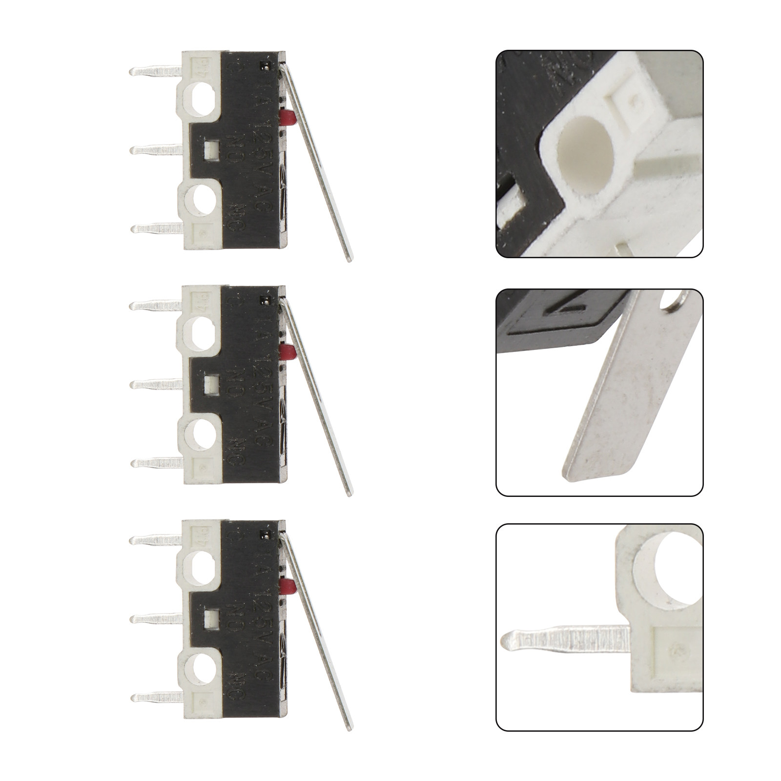5Pcs Micro Limit Switch 3 Long - Limit Switch ulasan dan harga