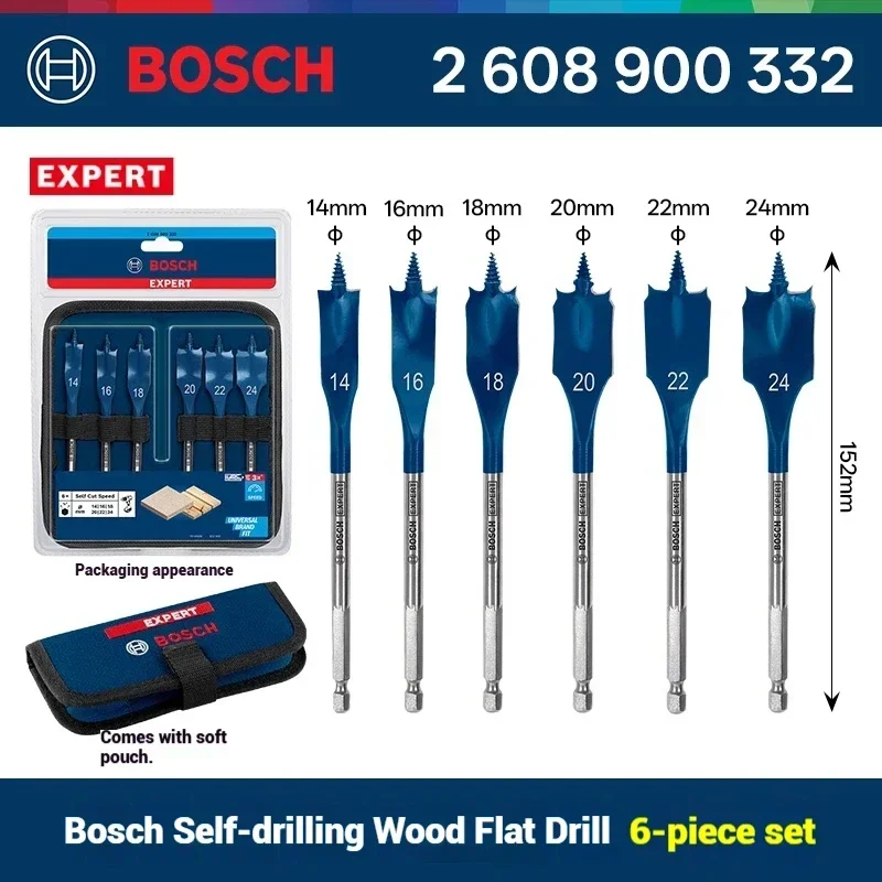 Bosch Expert 2608900332 Self-F - Drill Bit Set ulasan dan harga